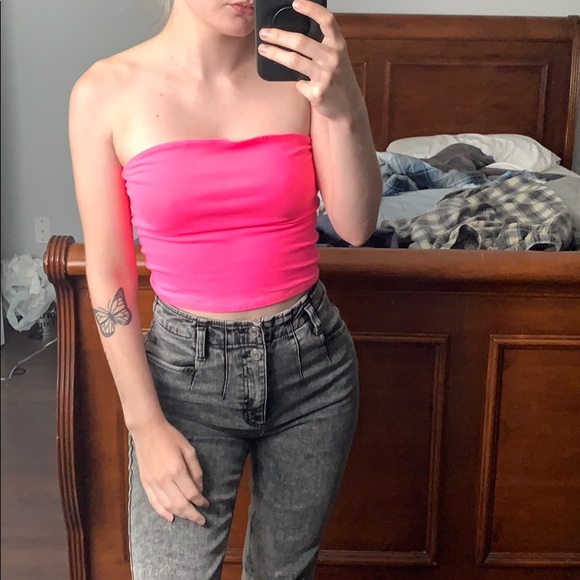 Garage Hot Pink Tube Top 💕 - Picture 2 of 3